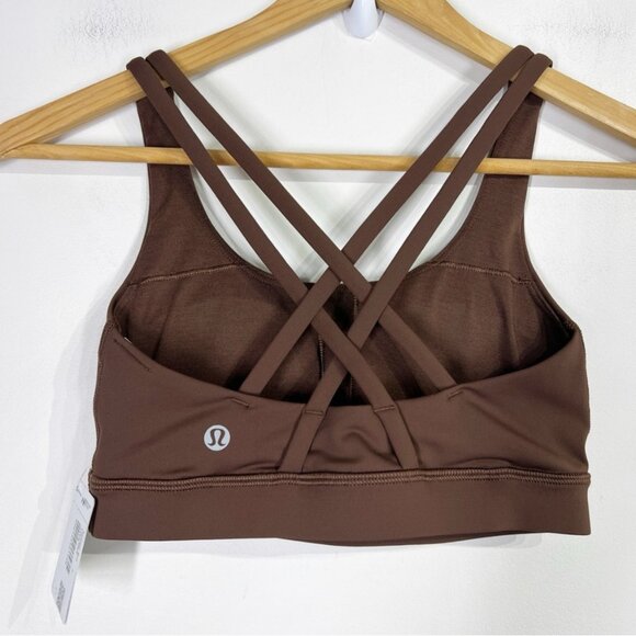 Lululemon NWT Energy Bra *Medium Support, B–D Cups Java - Picture 4 of 12